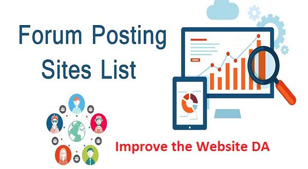 Forum Submission/Posting Sites List