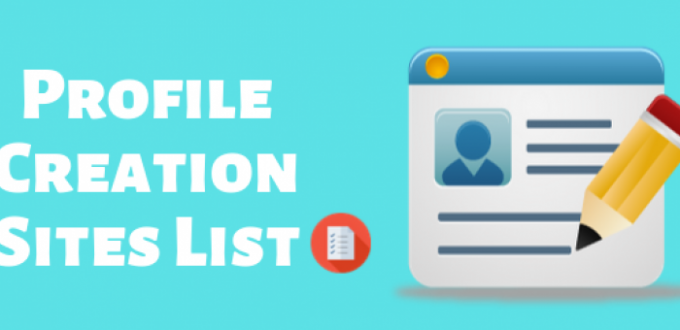 Profile Creation Sites
