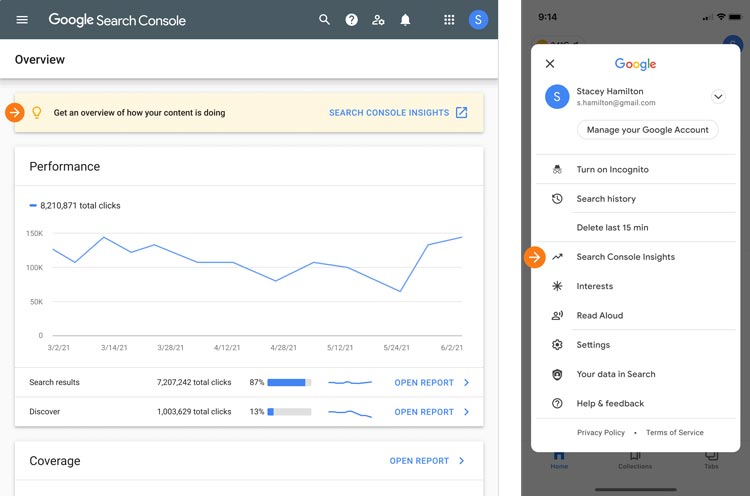 Search Console Insights